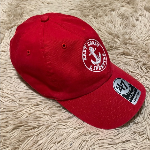 East Coast Lifestyle Red baseball hat - Picture 4 of 4